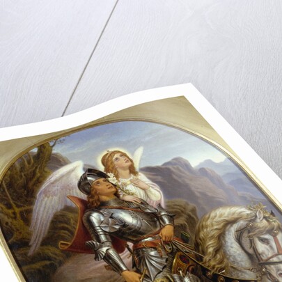 Sir Galahad and His Angel by Noel Paton