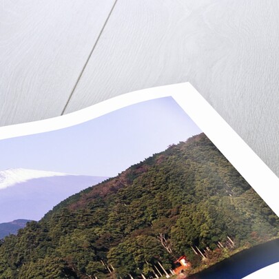 Shinto Shrine on Shore of Lake Ashi by Anonymous