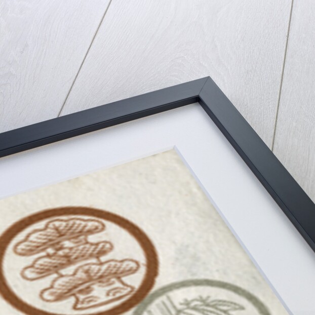 Japanese Matchbox Label with a River Spirit by Anonymous