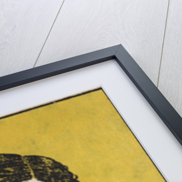 Indian Matchbox Label with a Girl Holding a Telephone by Anonymous