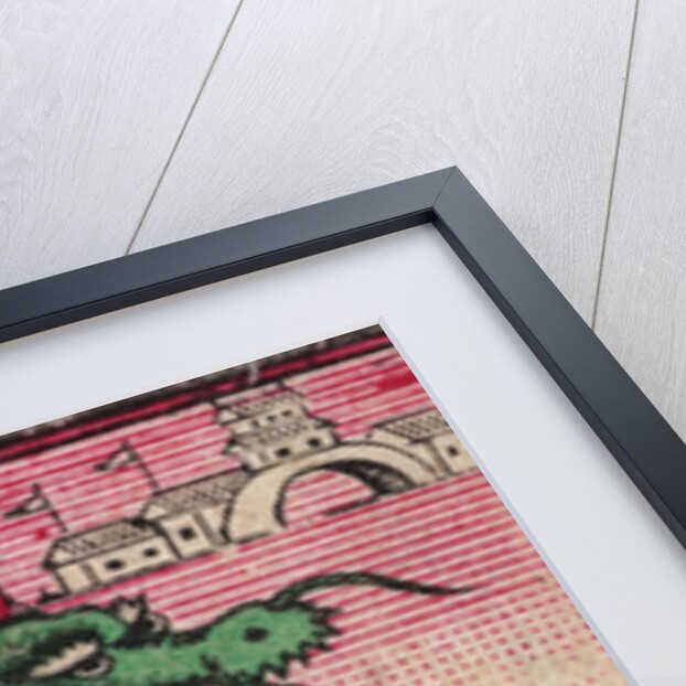 Japanese Matchbox Label with a Dragon by Anonymous