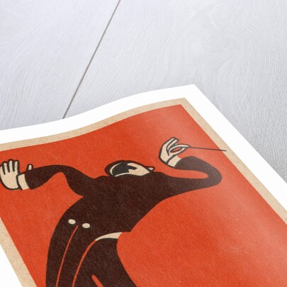 Matchbox Label with a Conductor by Anonymous