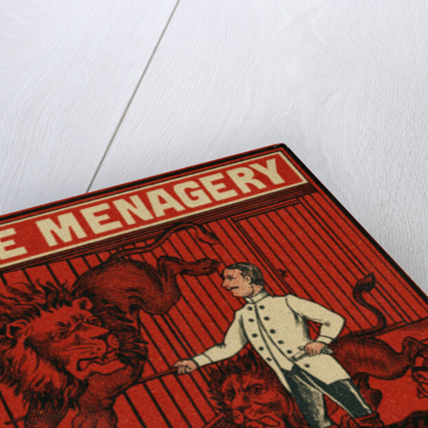 The Menagery Matchbox Label by Anonymous