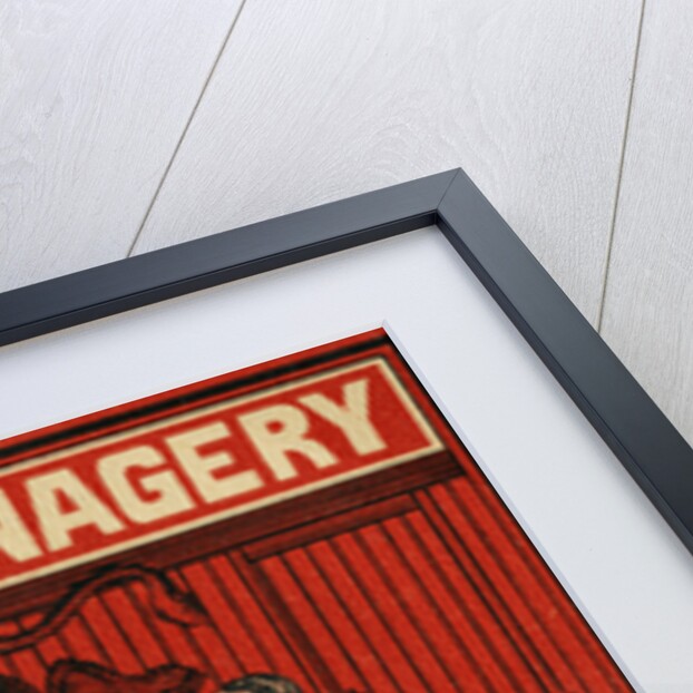 The Menagery Matchbox Label by Anonymous