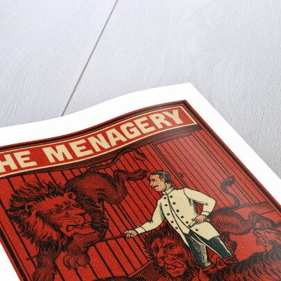 The Menagery Matchbox Label by Anonymous