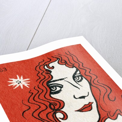 Redheads Matchbox Label by Anonymous
