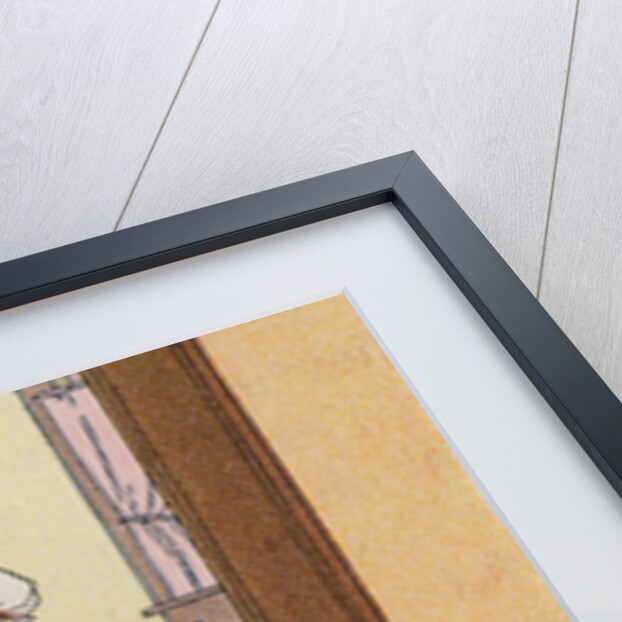 Illustration of Betsy Ross Making the First American Flag by Anonymous