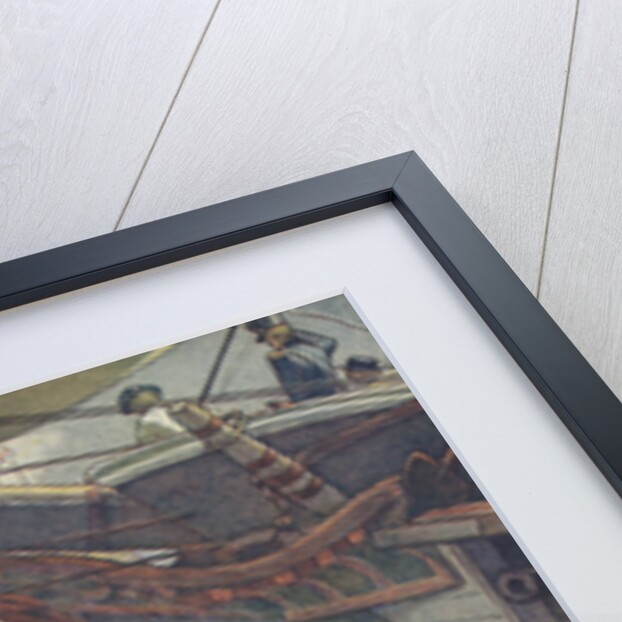 Book Illustration of the Battle of Lake Erie by E. Boyd Smith