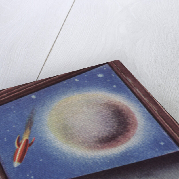 Biekens Pictorial Sticker with People Watching an Outer Space Movie by Anonymous