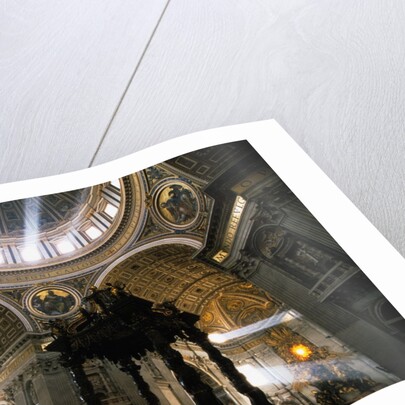 Shafts of Light Inside St. Peter's Basilica by Anonymous