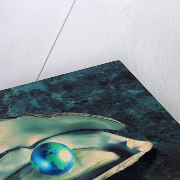 Globe in Oyster by Anonymous