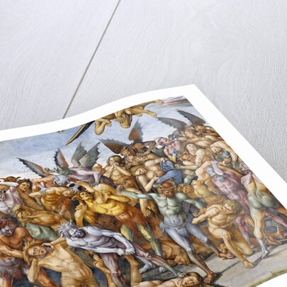 Detail of The Damned in Hell by Luca Signorelli