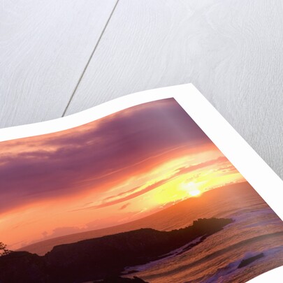 Yaquina Head Lighthouse at Sunset by Anonymous