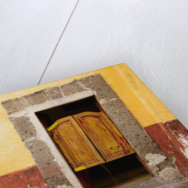 Broken Plaster with Swinging Door Entrance by Anonymous