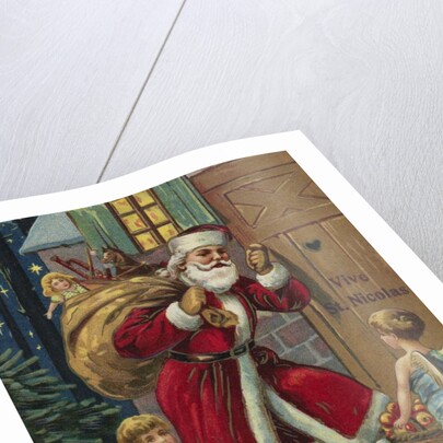 Vive St. Nicolas Postcard by Anonymous