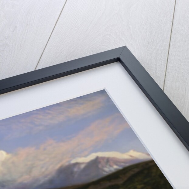 A View of Mont Blanc from Servoz, France by Henry Moore