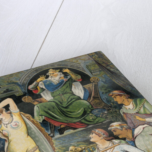 Illustration of King Lear and Cordelia by John Moyr Smith