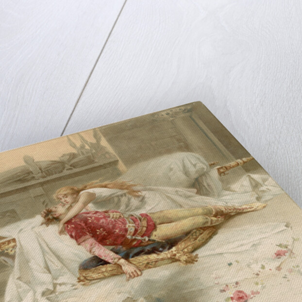 Illustration of Juliet Discovering Romeo's Body by Ludovico Marchetti