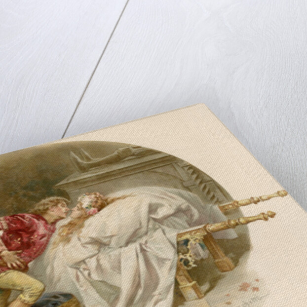 Illustration of Romeo Mourning Juliet by Ludovico Marchetti