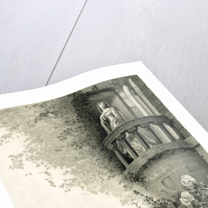 Illustration of Juliet on Her Balcony by Oreste Cortazzo