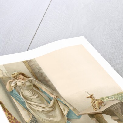 Illustration of Juliet Watching Romeo Depart by Oreste Cortazzo