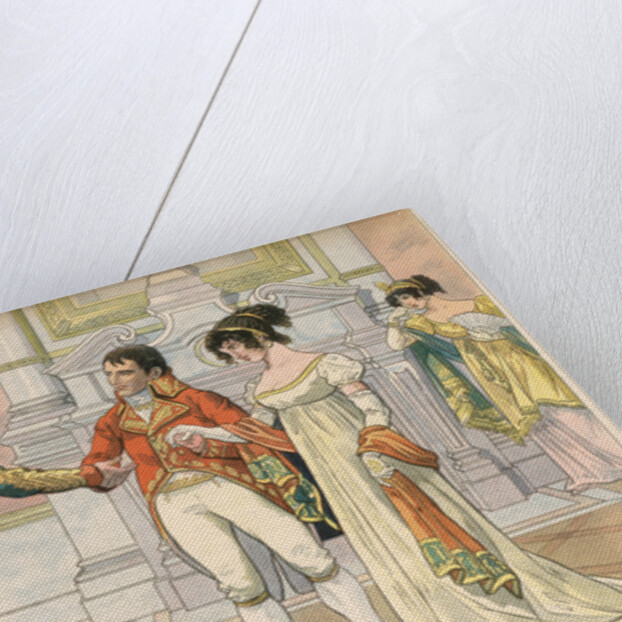 Illustration of Napoleon Offering Joachim Murat the Hand of His Sister Caroline by Jacques Onfroy de Breville