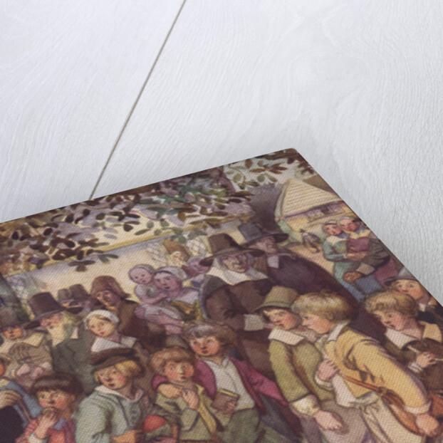 A Crowd of Eager and Curious Schoolboys by Hugh Thomson