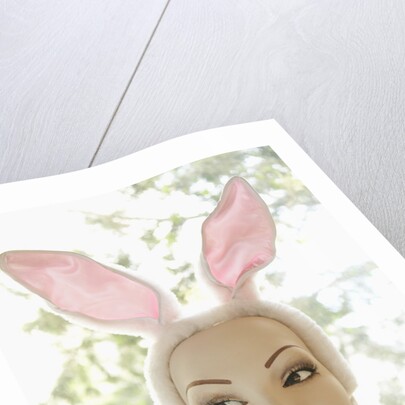 Mannequin Wearing Bunny Ears by Anonymous