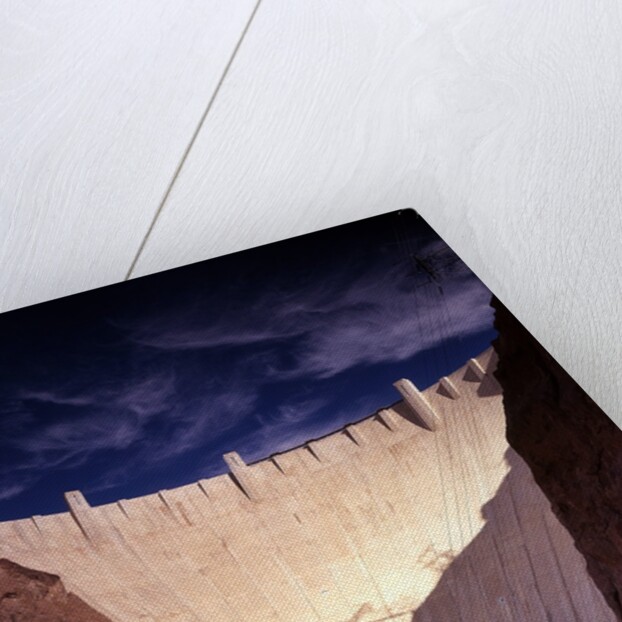 Dramatic light on the Hoover Dam by Anonymous