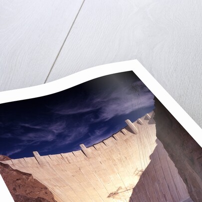Dramatic light on the Hoover Dam by Anonymous