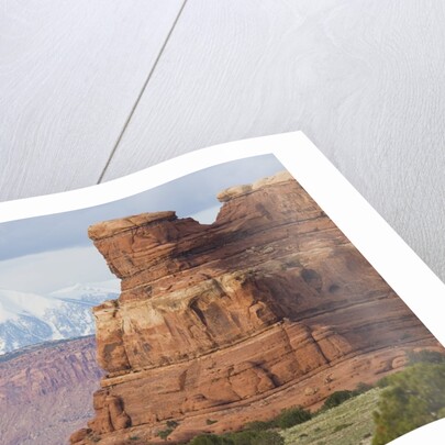 Snowcapped Mountains and Rock Formations by Anonymous
