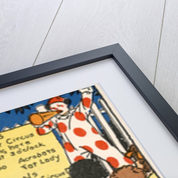 Illustration of Children Going to a Circus by Florence Hoopes