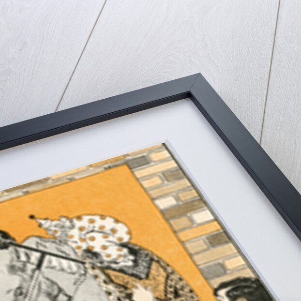 Putting up a Circus Poster by Marie Schubert