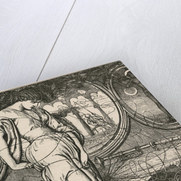 Illustration of the Lady of Shalott by William Holman Hunt