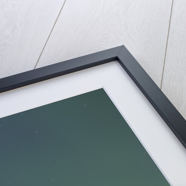 Aurora Borealis over Mountain Range by Anonymous