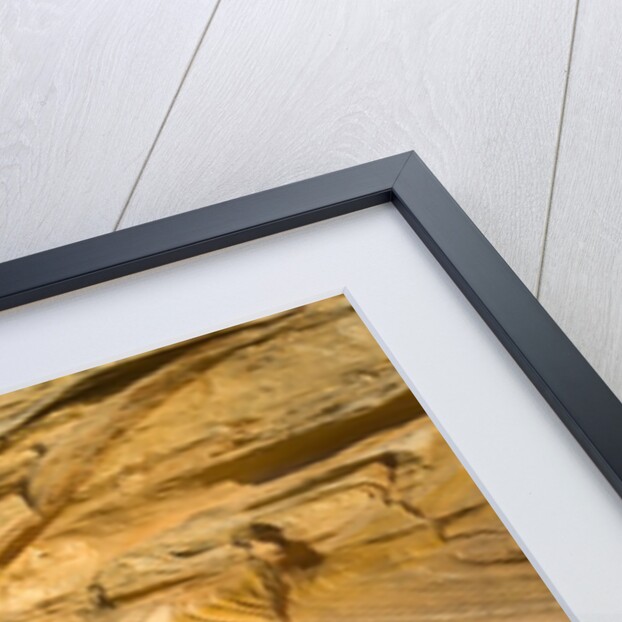 Folds and Layers of Sandstone Wall by Anonymous