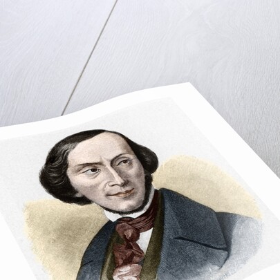 Portrait of Hans Christian Andersen by Anonymous