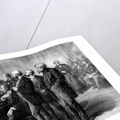 Illustration of Judges During a Musical Competition by Anonymous