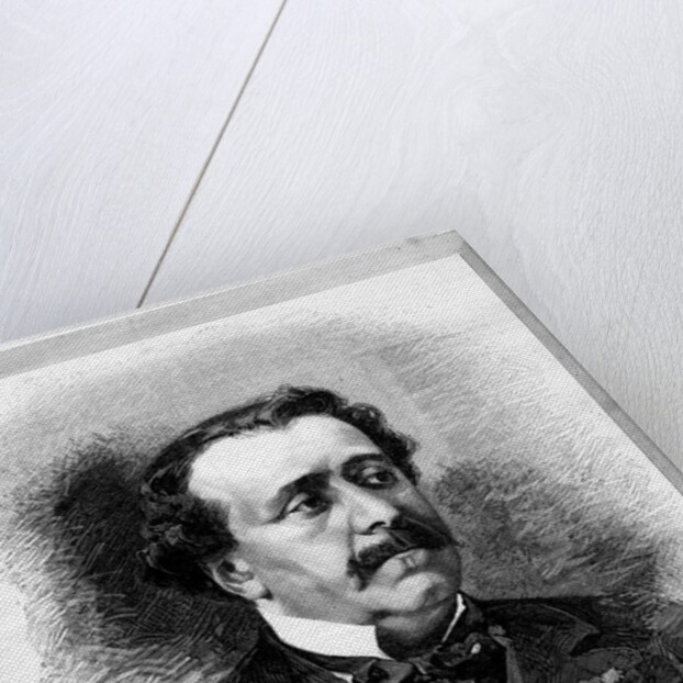 Portrait of Paul de Saint-Victor by Charles Giron