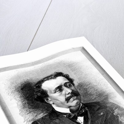 Portrait of Paul de Saint-Victor by Charles Giron