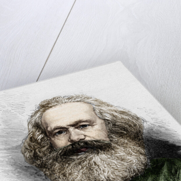 Portrait of Karl Marx by Anonymous