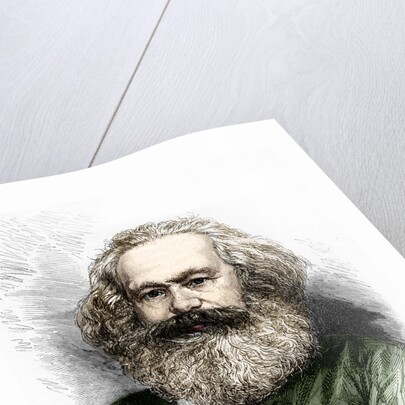 Portrait of Karl Marx by Anonymous