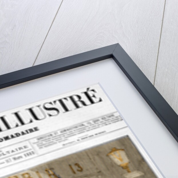 Illustration of Louise Michel Participating in an Unemployment Demonstration by Anonymous