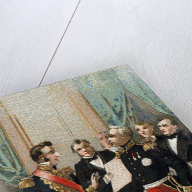 Illustration of the Marquis de Lafayette and the Duke of Orleans by Anonymous