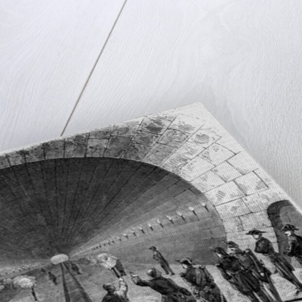 Illustration of Dignitaires Viewing the Main Sewer of Gare de Strasbourg by Anonymous
