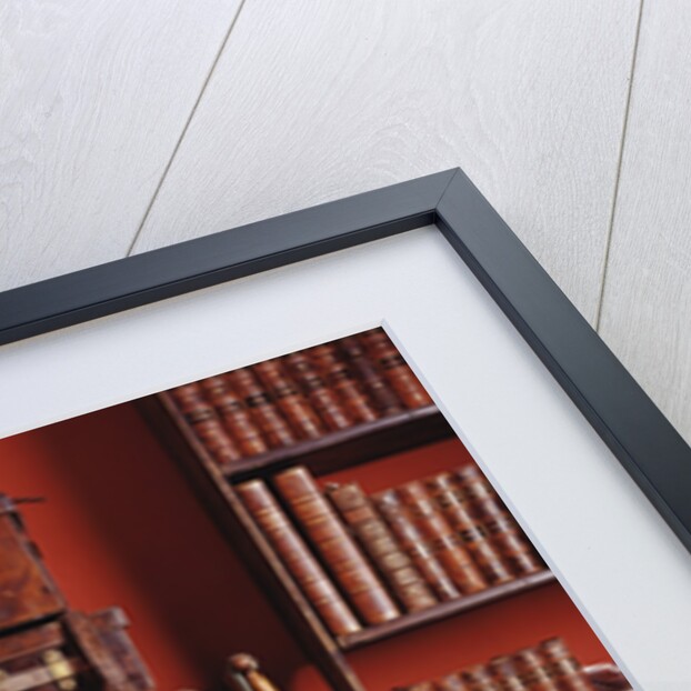Stack of Antique Leather Suitcases by Anonymous