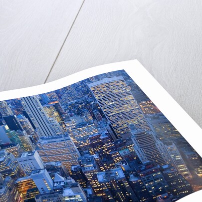 Midtown Manhattan at Dusk by Anonymous