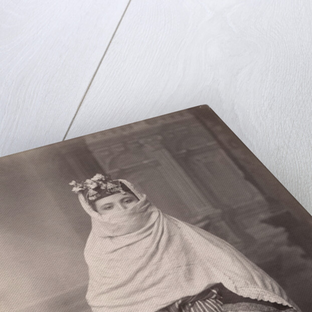 Young Woman in Traditional Middle Eastern Dress by Anonymous