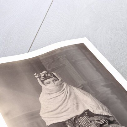 Young Woman in Traditional Middle Eastern Dress by Anonymous