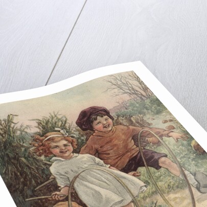 Roll Hoops Illustration by Clara M. Burd